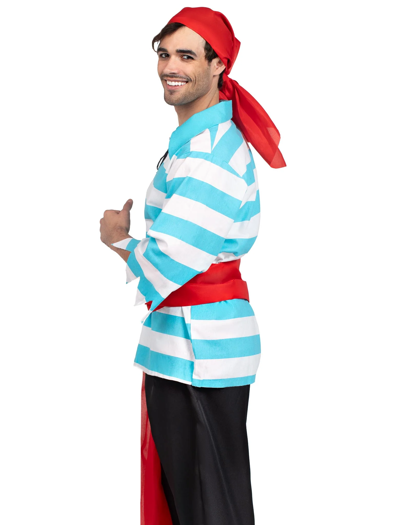 Men's 4 PC Pillaging Pirate Costume - Image 4