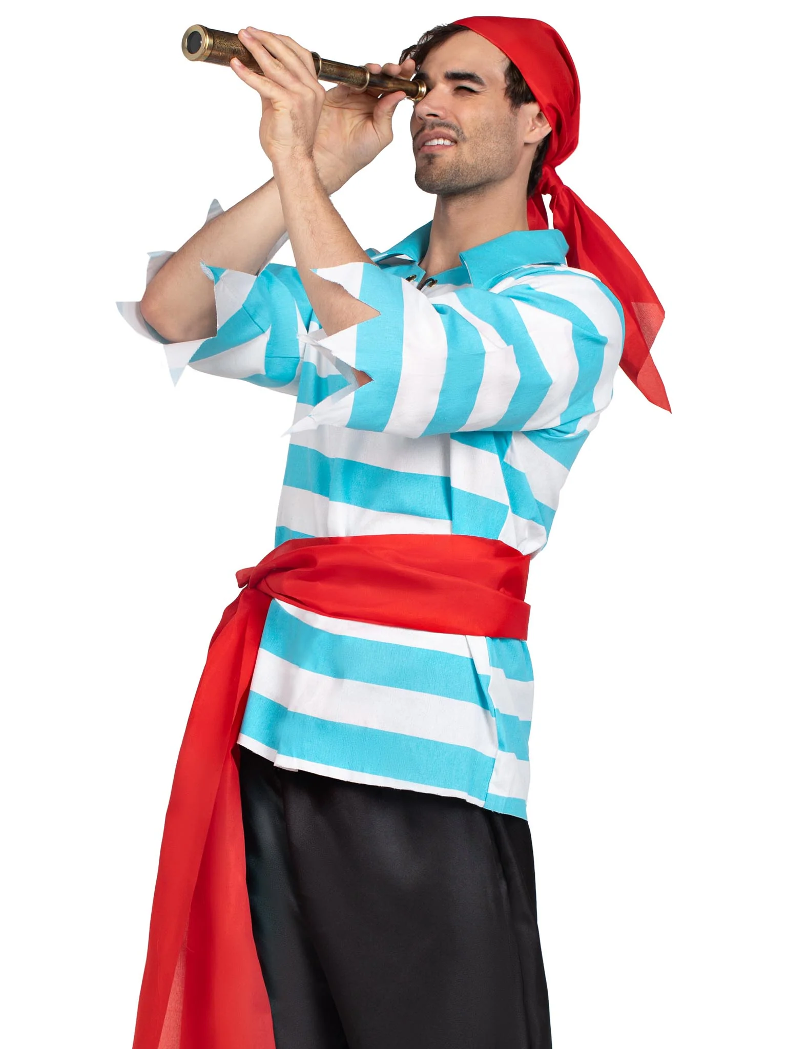 Men's 4 PC Pillaging Pirate Costume - Image 5