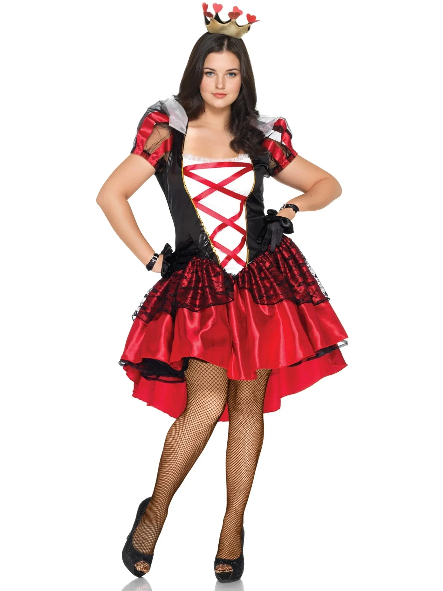 Plus Royal Red Queen Costume - Image 3