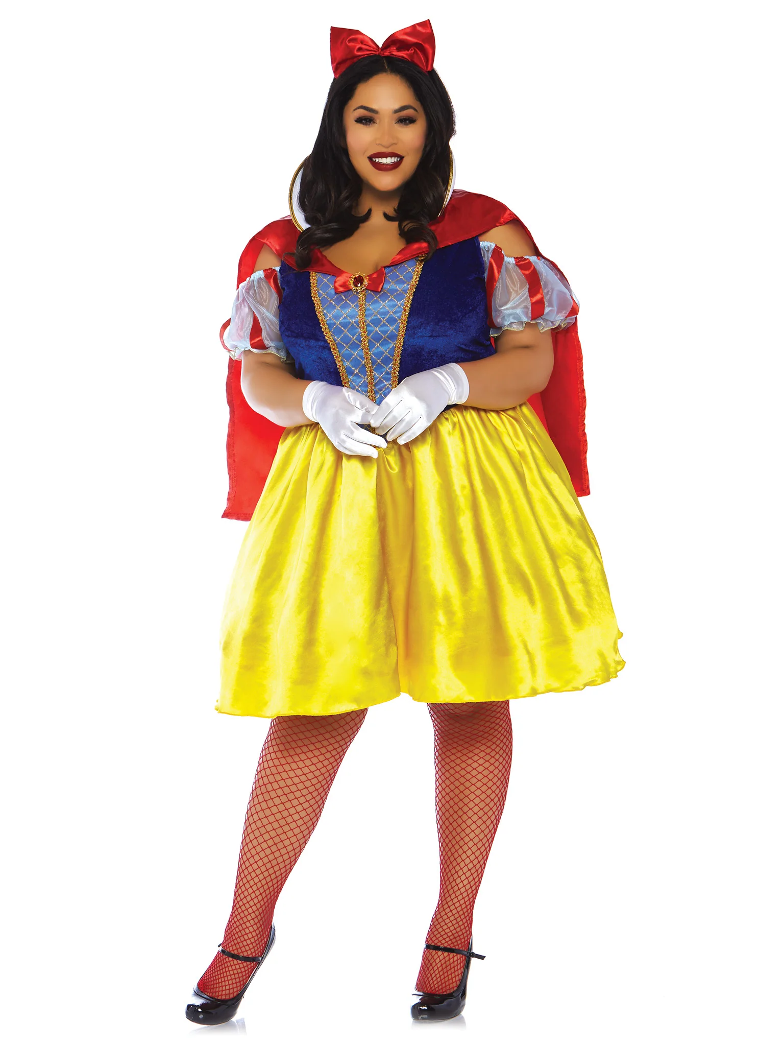 Plus Fairy Tale Snow White Costume - Image 4