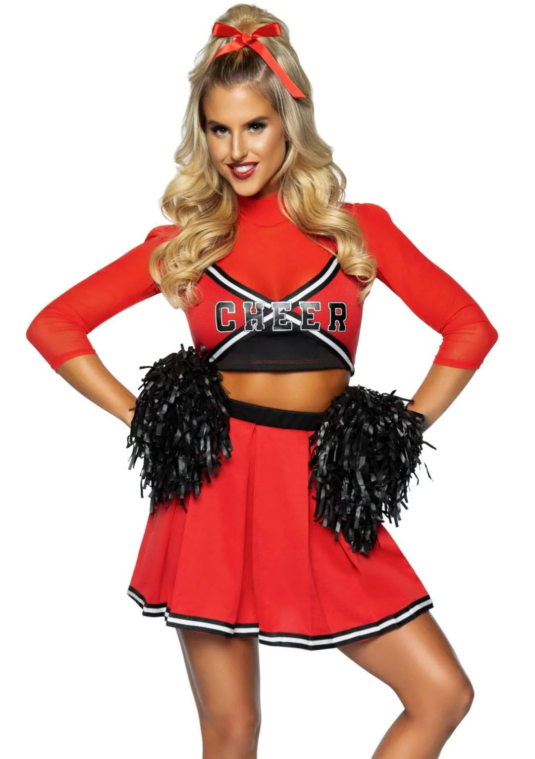 Varsity Babe Cheerleader Costume - Image 5