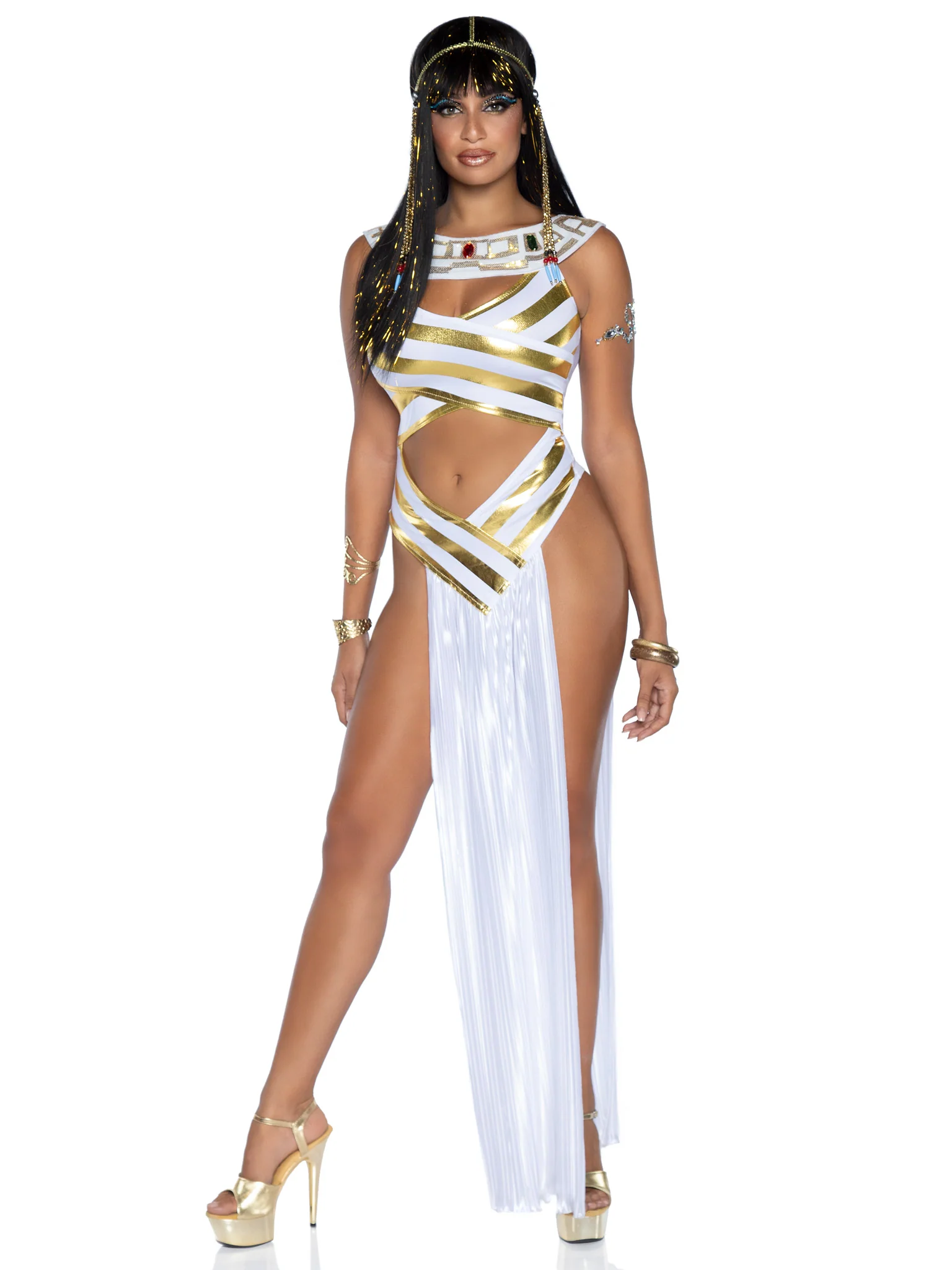 Egyptian Goddess Cleopatra Costume - Image 3