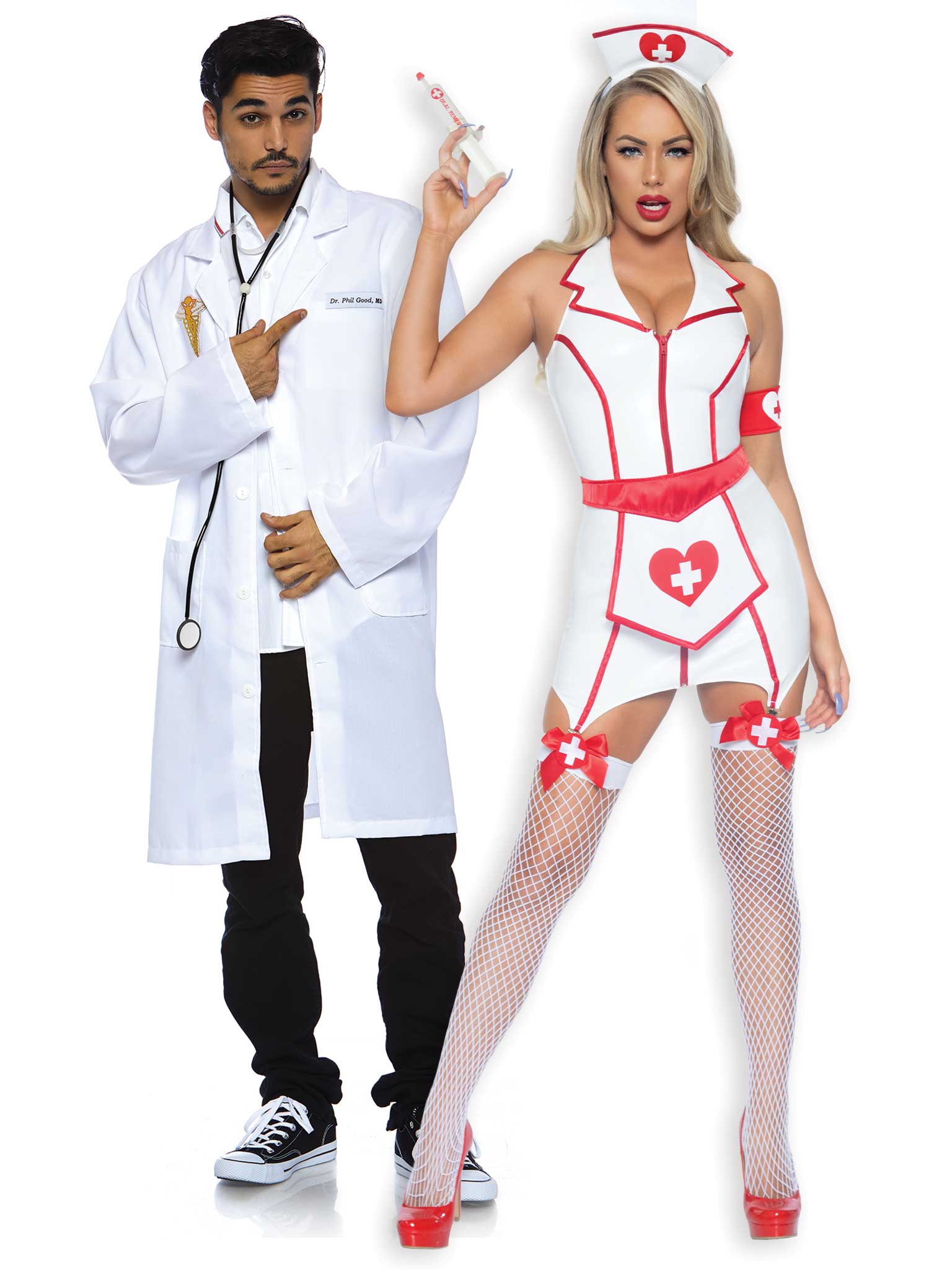 ER Hottie Nurse Vinyl Costume - Image 4