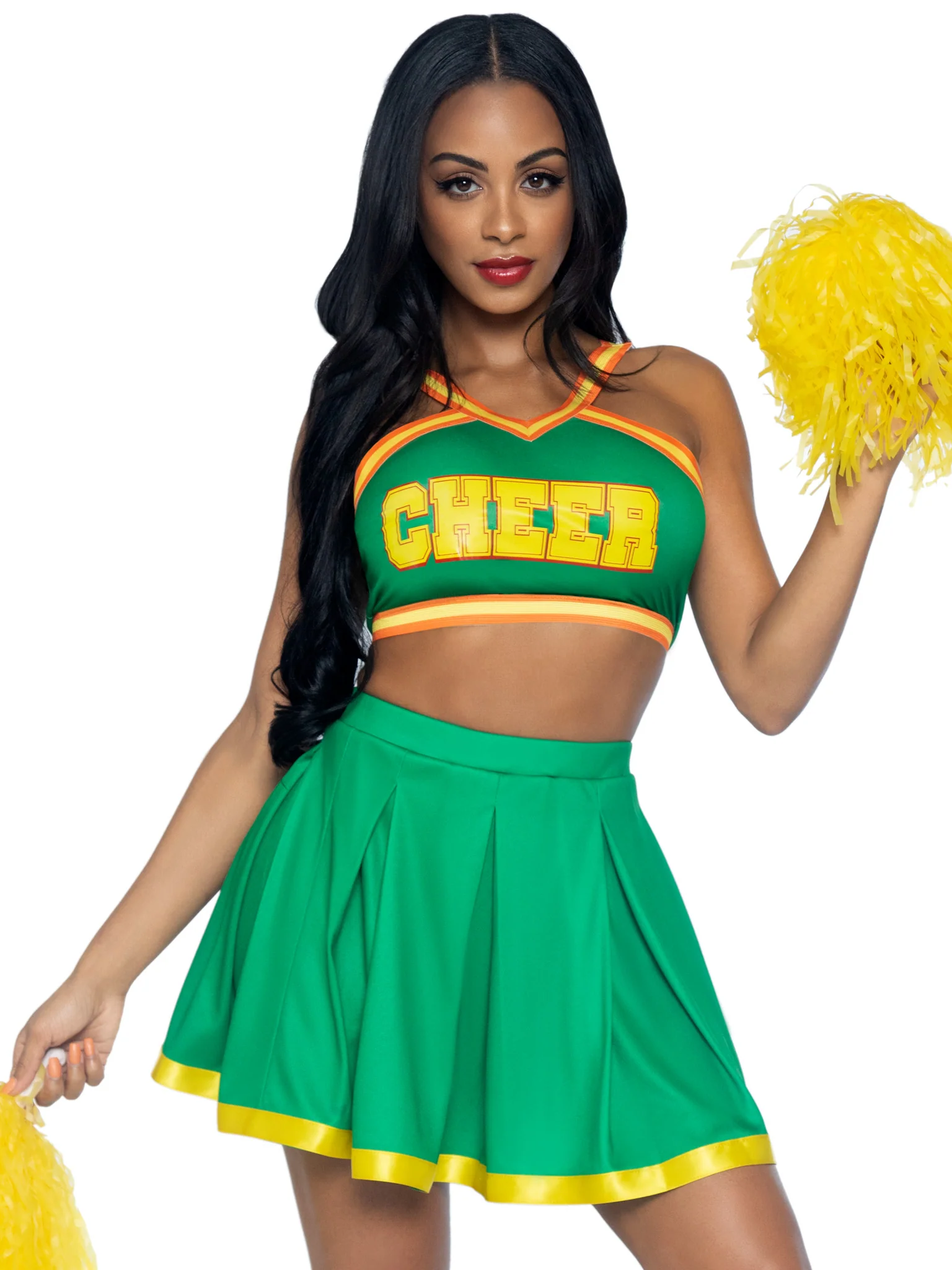 Bring It Baddie Cheerleader Costume - Image 3