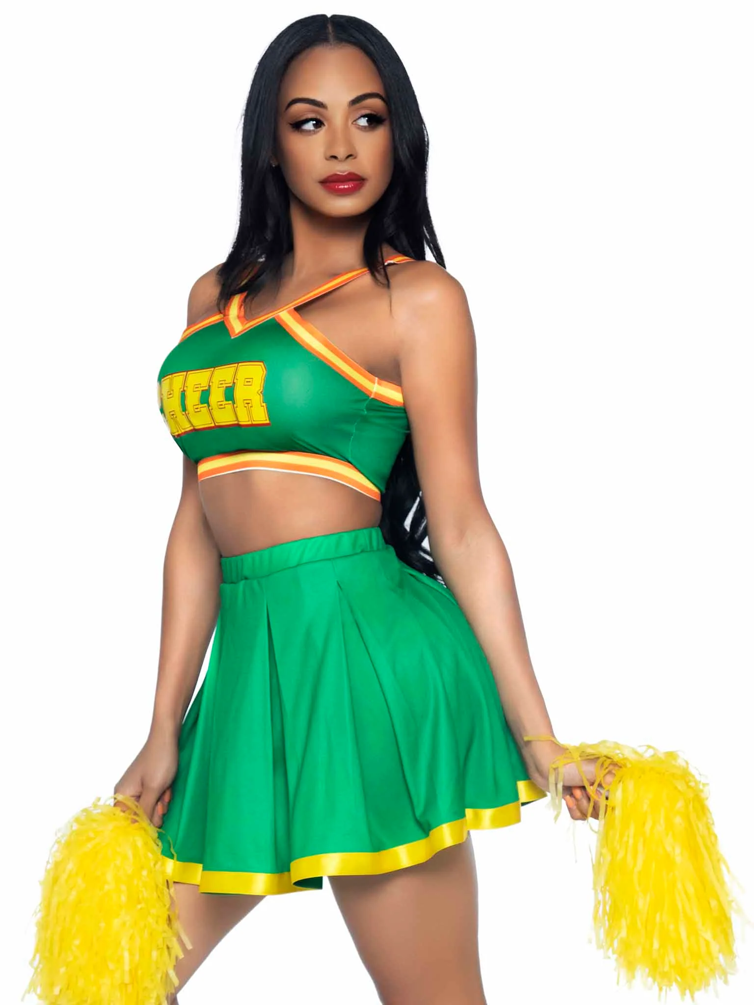 Bring It Baddie Cheerleader Costume - Image 5