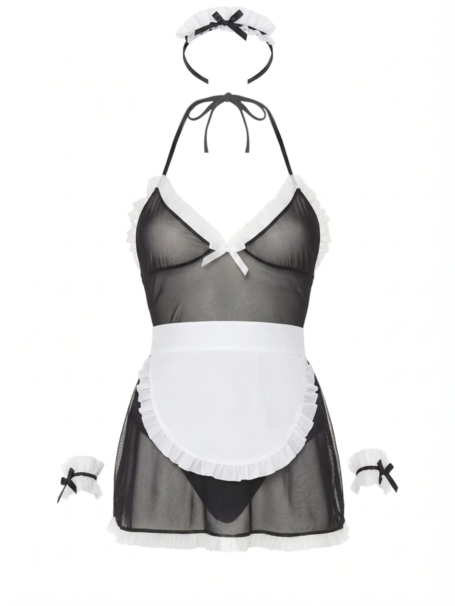 Seductive French Maid Dress Set - Image 4