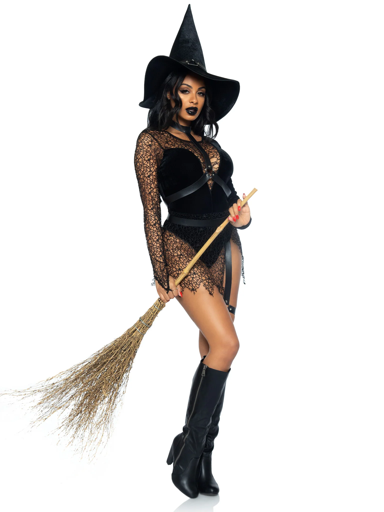 Crafty Witch Sexy Costume With Hat - Image 8