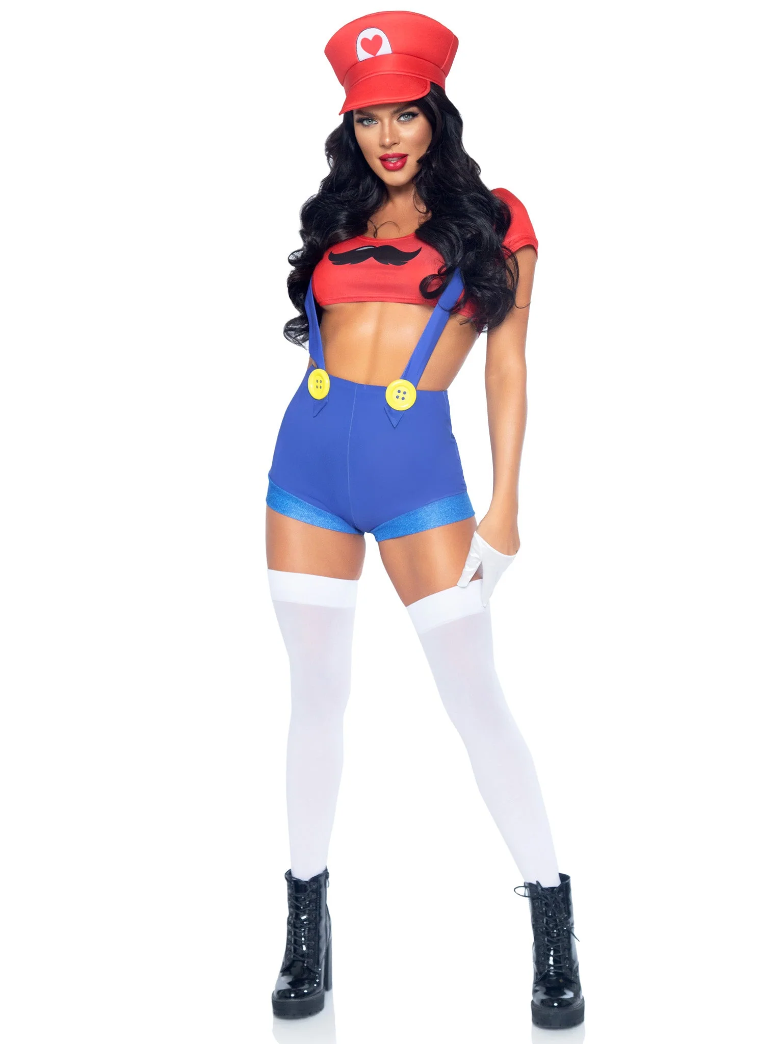 Gamer Babe Sexy Costume With Hat - Image 3