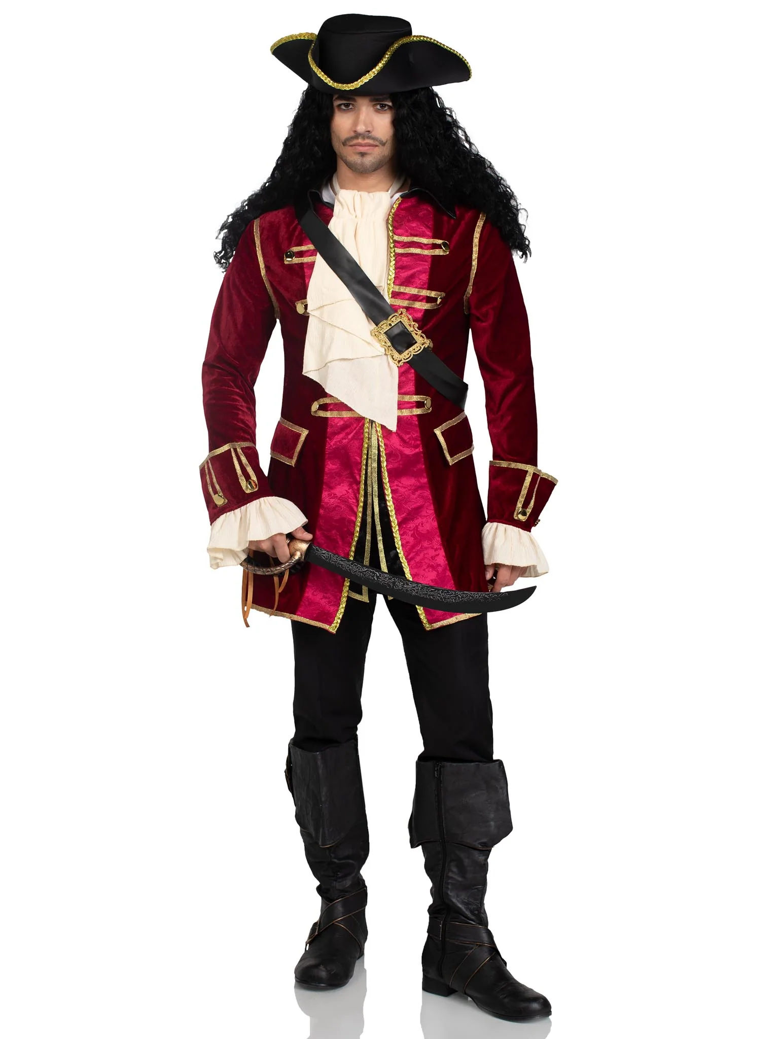 Men's Pirate Captain Costume - Image 5