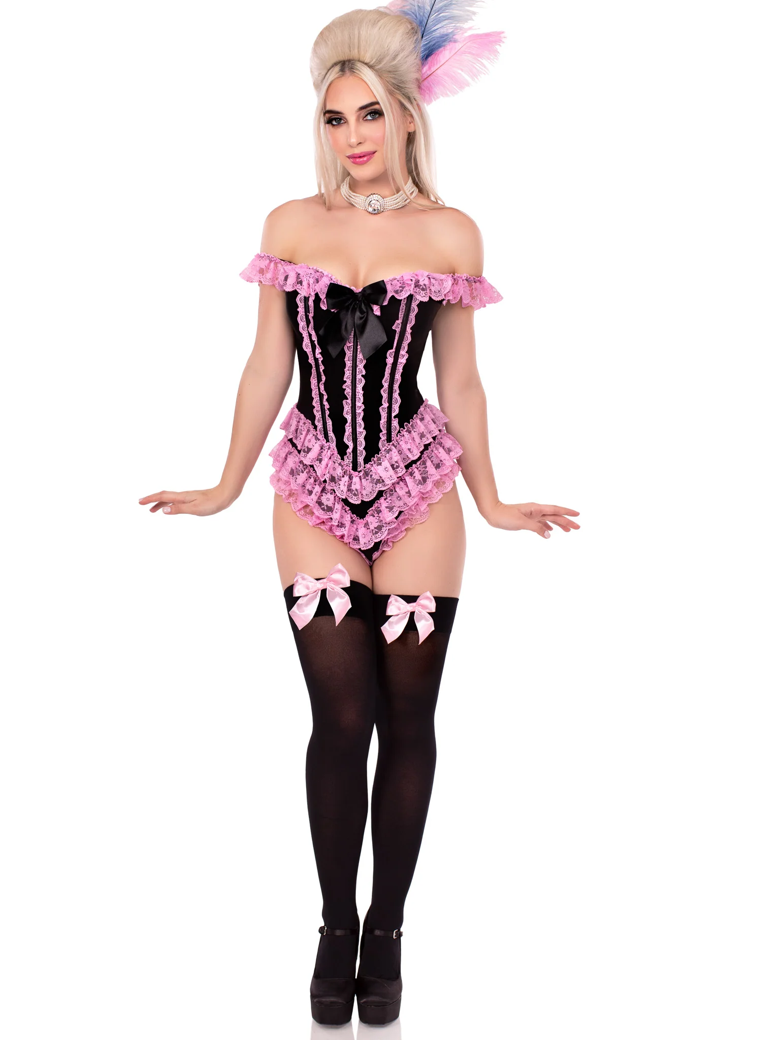 Ruffle Bodysuit with Boning - Image 5