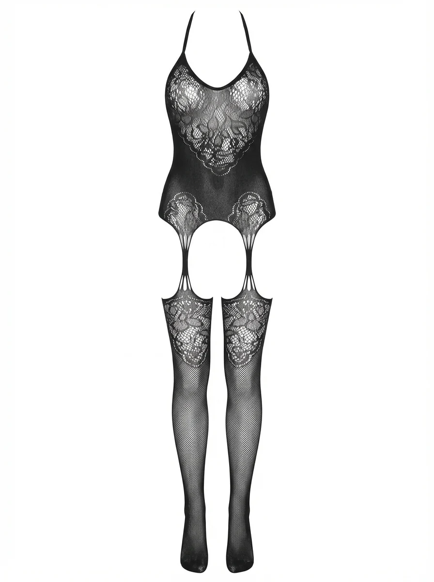 Pure Obsession Plus Suspender Bodystocking - Image 6