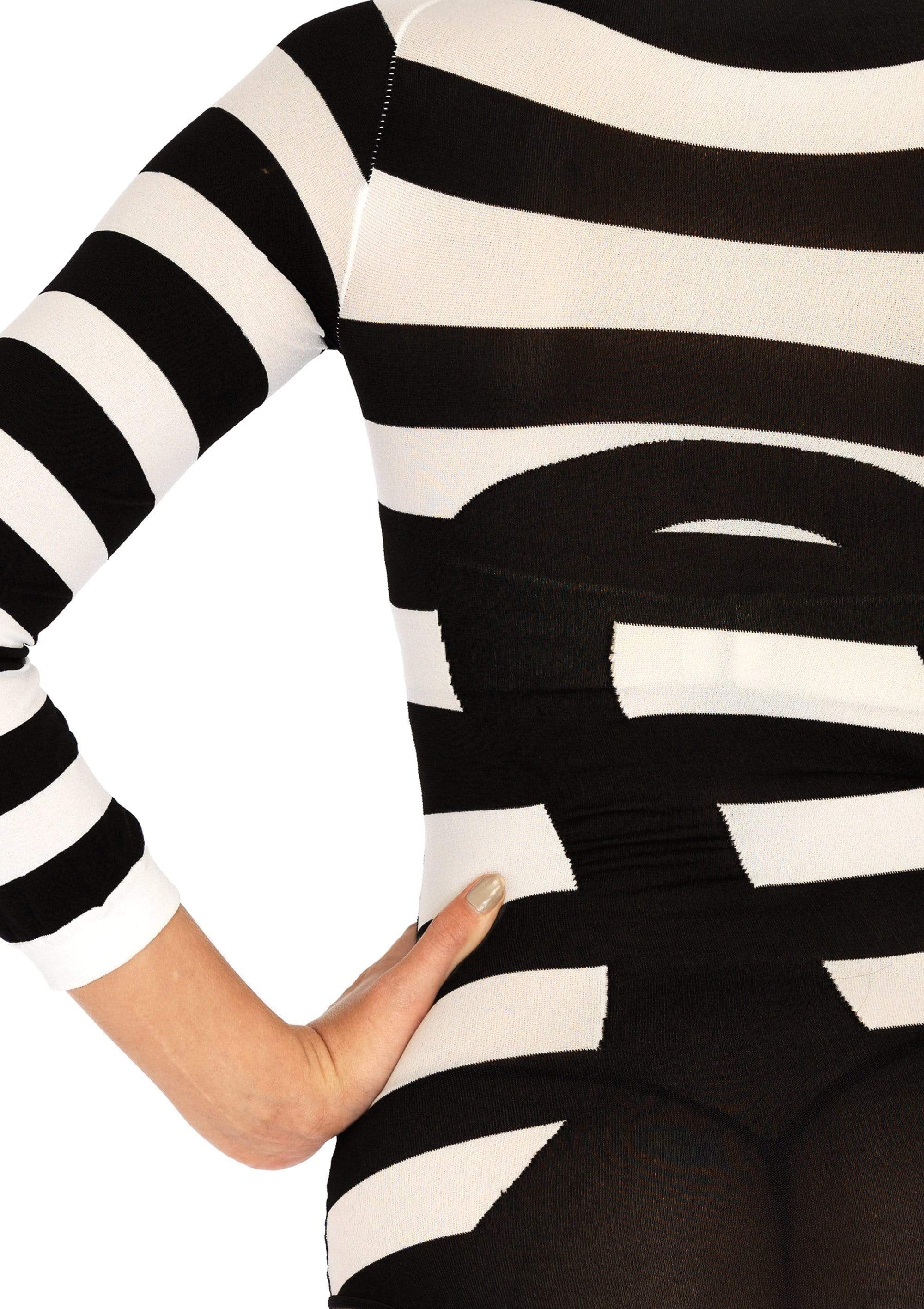 Striped Cat Costume Bodysuit - Image 5