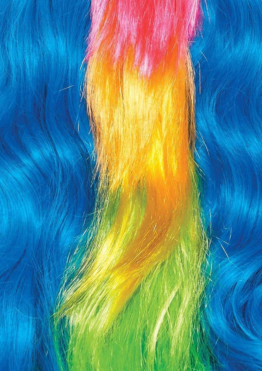 Magical Unicorn Headband with Rainbow Wig Mane - Image 5